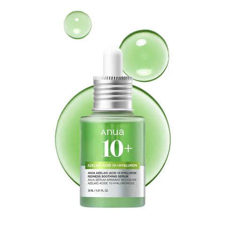 Anua Azelaic Acid 10 + Hyaluron Redness Soothing Serum