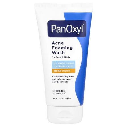 PanOxyl Acne Foaming Wash 10% Benzoyl Peroxide